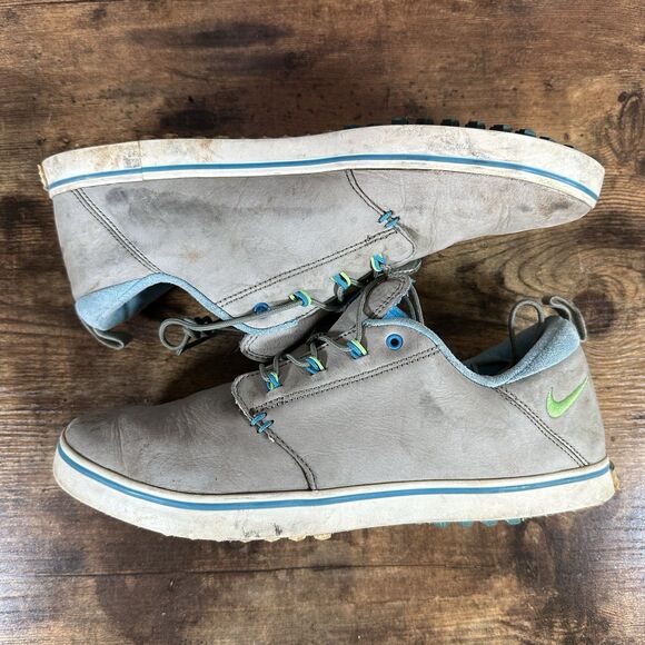 Size 7.5 - Nike Lunar Adapt Duet Sport Golf Gray Green White Womens 652527-300 - Picture 4 of 7